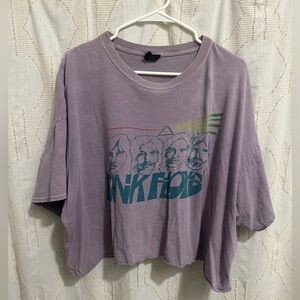 URBAN OUTFITTERS Pink Floyd Cropped Tee